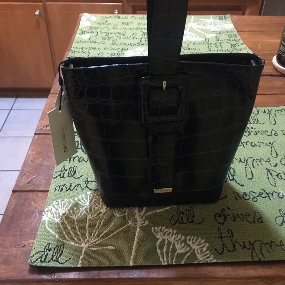 Brahmin Faith Wristlet Bucketbag purse